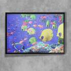 Quadro Decorativo Animais 08 - Fundo Do Mar  20x30cm
