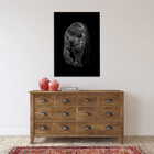 Quadro Decorativo Animais Black Panthe - 200x120 Cm