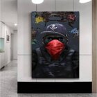 Quadro Decorativo Animais Cap Monkey - 90x60cm
