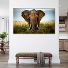 Quadro Decorativo Animais Elephant Natural - 180x135 Cm