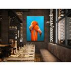 Quadro Decorativo Animais Flamingo Couple - 120x60cm