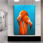 Quadro Decorativo Animais Flamingo Couple - 180x100cm