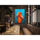 Quadro Decorativo Animais Flamingo Couple - 90x60cm