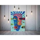 Quadro Decorativo Animais Geometric Fish - 90x60cm