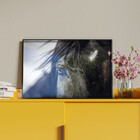 Quadro Decorativo Animais Horse Eye Com Moldura E Vidro Preto
