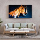Quadro Decorativo Animais Horse Paint - 200x100 Cm