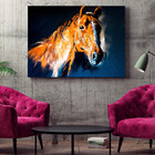Quadro Decorativo Animais Horse Paint - 90x60 Cm