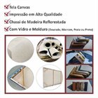 Quadro Decorativo Animais Lion Gold Com Moldura Dourada E Vid