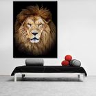 Quadro Decorativo Animais Lion King - 100x70 Cm