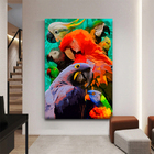 Quadro Decorativo Animais Papagaios - 180x120 Cm