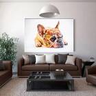 Quadro Decorativo Animal Bulldog Francês - 200x100cm