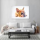 Quadro Decorativo Animal Bulldog Francês - 200x100cm