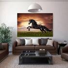 Quadro Decorativo Animal Cavalo Equestrian - 180x100cm