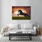 Quadro Decorativo Animal Cavalo Equestrian - 180x100cm