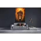 Quadro Decorativo Animal Leão - 180x135cm