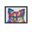 Quadro Decorativo Animal Meu Melhor Amigo Cachorro Abstrato