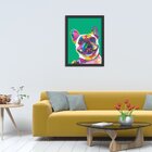 Quadro Decorativo Animal Meu Melhor Amigo Cachorro Abstrato M