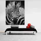 Quadro Decorativo Animal Zebra - 200x100cm