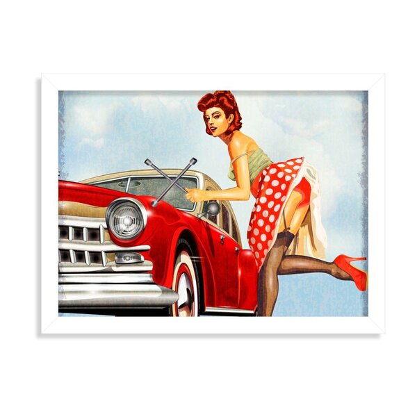 Quadro Decorativo Anos 50 Garagem Old School