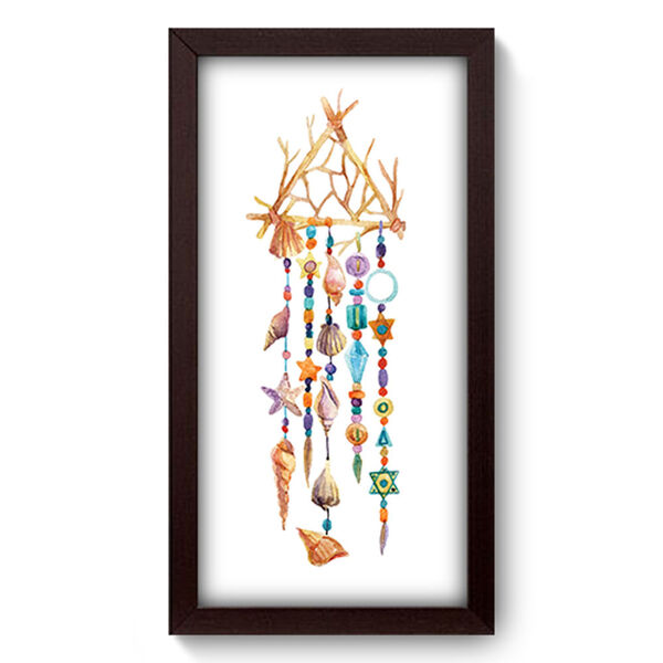 Quadro Decorativo - Apanhador De Sonhos - 19cm X 34cm - 295qd