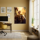 Quadro Decorativo Apolo  - 70x50cm Moldura Preta