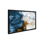 Quadro Decorativo Aquerela Preto com Vidro 40x60cm Arte Própria