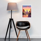 Quadro Decorativo Argentina - Buenos Aires 24x18cm Moldura Br