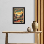 Quadro Decorativo Arizona Usa 45x34cm - Com Vidro Moldura Bra