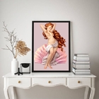 Quadro Decorativo Arquétipo Afrodite 24x18cm - Com Vidro Mold