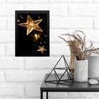 Quadro Decorativo Arquétipo Da Estrela 45x34cm Moldura Preta