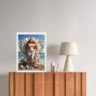 Quadro Decorativo Arquétipo De Afrodite 24x18cm Moldura:madei