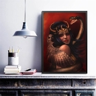 Quadro Decorativo Arquétipo Lilith 24x18cm - Com Vidro Moldur