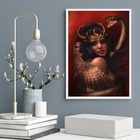 Quadro Decorativo Arquétipo Lilith 45x34cm - Com Vidro Moldur