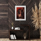 Quadro Decorativo Arquétipo Lilith - 60x48cm Moldura:madeira