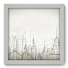 Quadro Decorativo - Arquitetura - 22cm X 22cm - 008qnuab