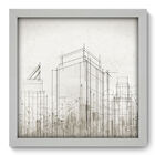 Quadro Decorativo - Arquitetura - 33cm X 33cm - 009qnubb