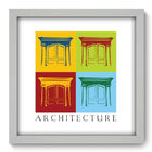 Quadro Decorativo - Arquitetura - 33cm X 33cm - 222qddb