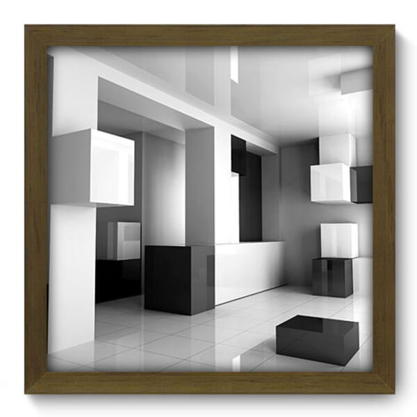 Quadro Decorativo - Arquitetura - 33cm X 33cm - 247qddm
