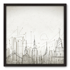 Quadro Decorativo - Arquitetura - 70cm X 70cm - 008qnudp