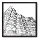 Quadro Decorativo - Arquitetura - 70cm X 70cm - 021qnudp