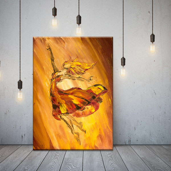 Quadro Decorativo Arte E Dança Sunny Dance - 120x80 Cm