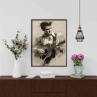Quadro Decorativo Arte Elvis Presley - Violão 45x34cm - Com V