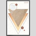 Quadro Decorativo Arte Geométrica 40x60x2,8 Pvc Luven Pre