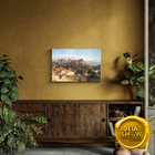 Quadro Decorativo Arte Paisagem Linda No Deserto Sala Quarto