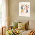 Quadro Decorativo Arte Picasso – Mulher Colorida  - 70x50cm M