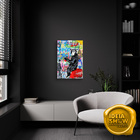 Quadro Decorativo Arte Pintura Macaco Grafite Sala Quarto