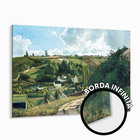 Quadro Decorativo Arte Pintura Paisagem Verde Natureza Sala