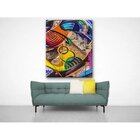 Quadro Decorativo Arte Urbana Abstrato Gnose - 90x60cm