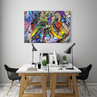 Quadro Decorativo Arte Urbana Ancestral - 180x100cm