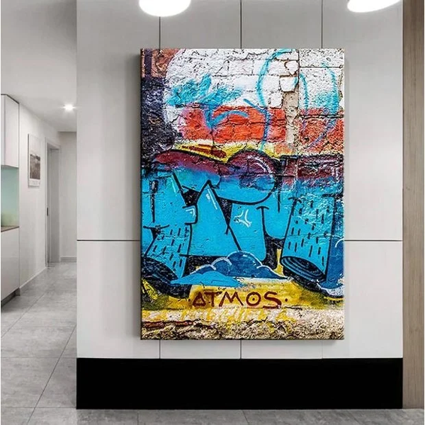 Quadro Decorativo Arte Urbana Atmos - 180x120cm